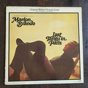Last Tango In Paris Original Motion Picture Score Vinyl LP‎ 1973 Marlon Brando